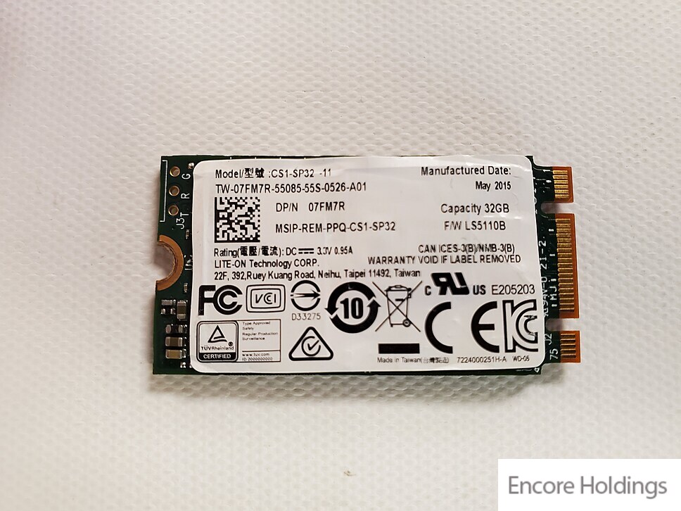 Dell Lite-On CS1 Series CS1-SP32-11 32GB Interne Solid State Drive - 7FM7R - Bild 1 von 1